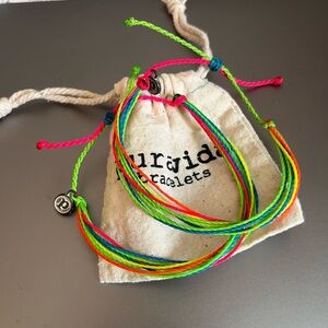 Pura Vida Neon bracelets Set of 2